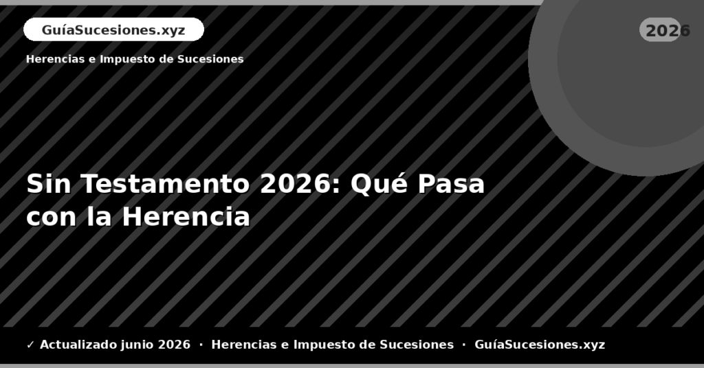 Sin Testamento: Qué Pasa con la Herencia
